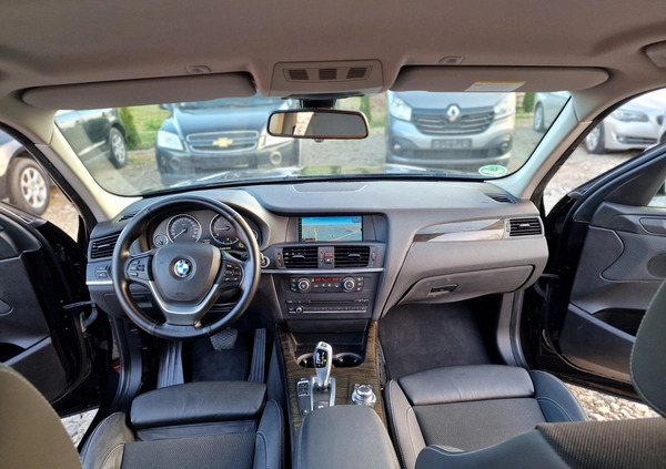BMW X3 cena 56200 przebieg: 202000, rok produkcji 2013 z Przemyśl małe 631